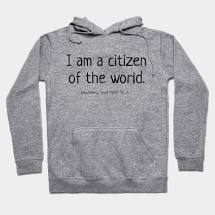 Citizen Of The World, Socrates 469–399 BCE Hoodie
